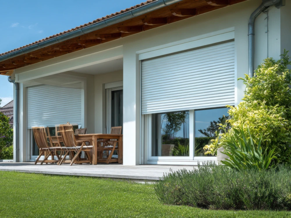 serramenti ingresso-casa-con-giardino-sedie